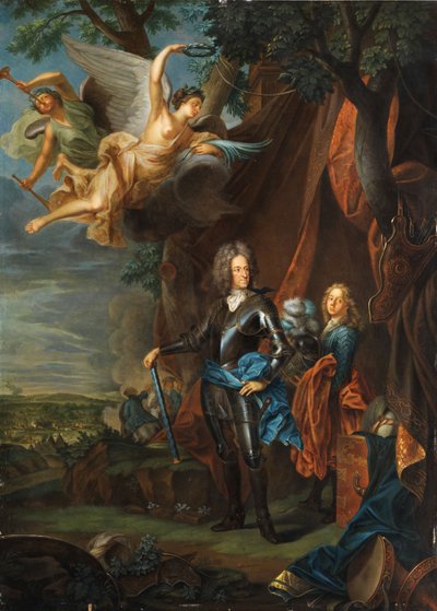 Retrato de Maximiliano II Emanuel, Eleitor da Baviera (1687) de Joseph Vivien